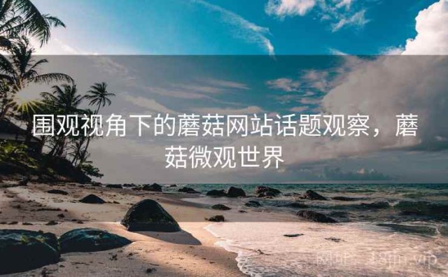 围观视角下的蘑菇网站话题观察，蘑菇微观世界