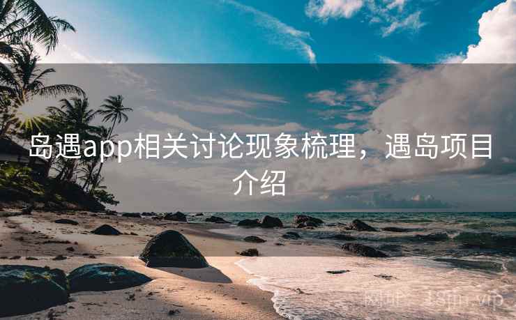 岛遇app相关讨论现象梳理，遇岛项目介绍