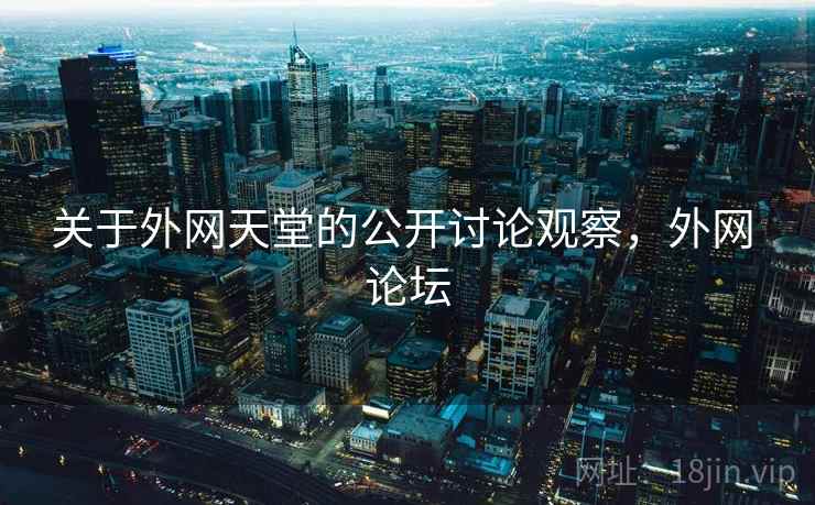 关于外网天堂的公开讨论观察，外网 论坛
